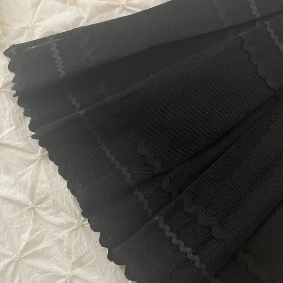 English Factory Tulle Midi Skirt - Picture 6 of 7